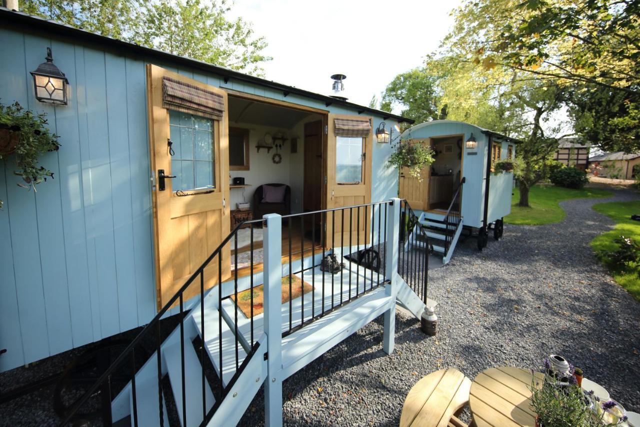 Upper Gelli Luxury Holiday Lodge, Converted Dairy & Cosy Shepherds Huts 威尔斯浦 外观 照片